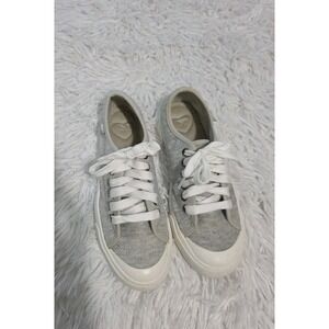 Rocket Dog Women's Gray Canvas Casual Workwear Lace Up Sneakers Size 7.5